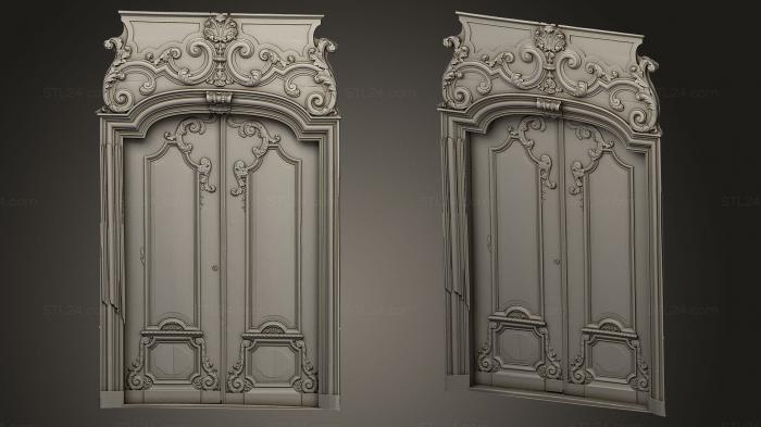 Carved furniture and interior items (Ambonroom doors, CARVDM_0002) 3D models for cnc